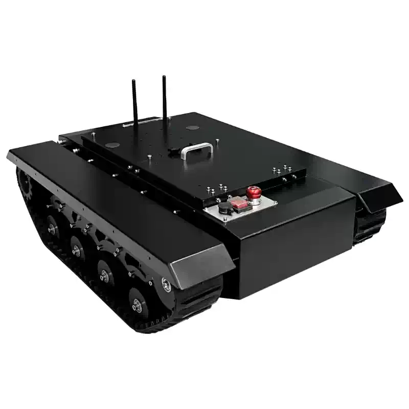 Βιομηχανικό Rubber Tracked Robot Chassis All-Terrain
