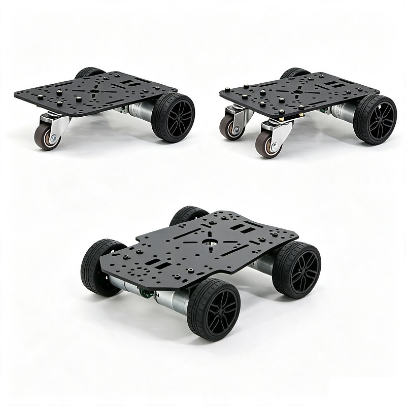 Mini Electric Wheeled Robot Chassis 4WD
